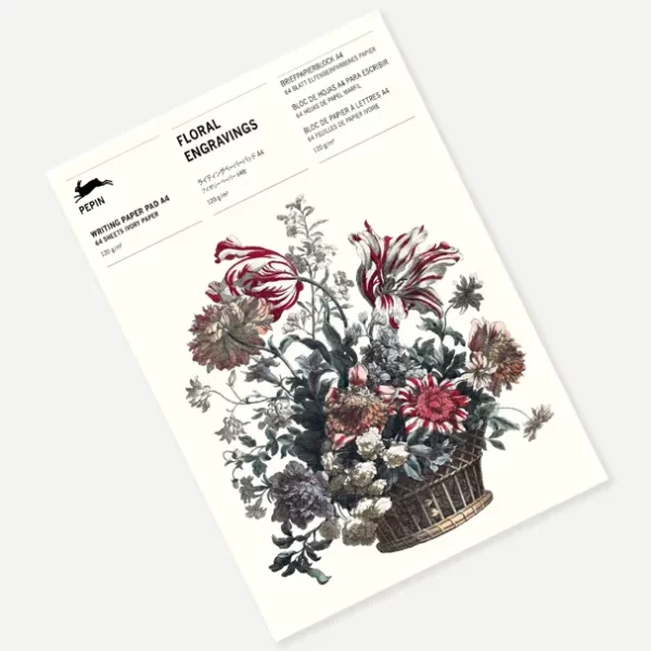 Bloc de notas A4 Floral Engravings