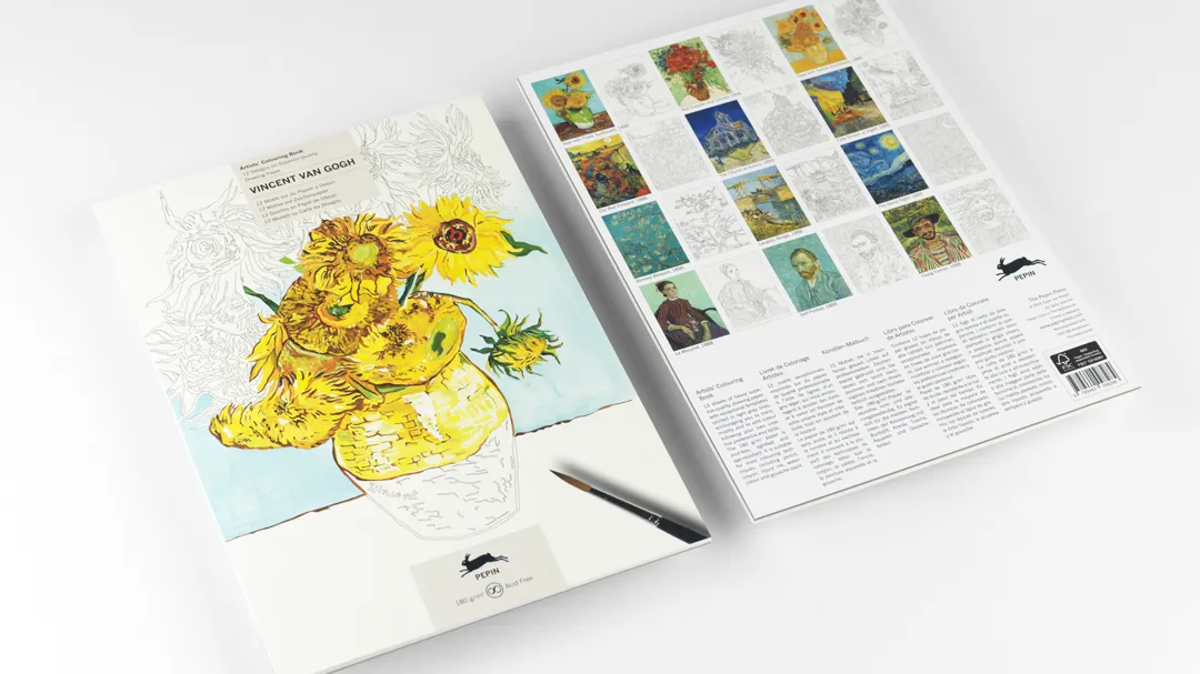 Libro para colorear Vincent van Gogh