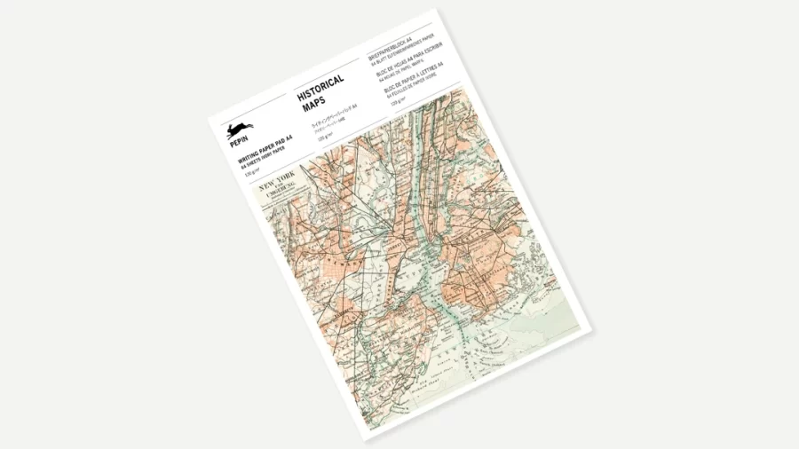 bloc de nota mapa Image