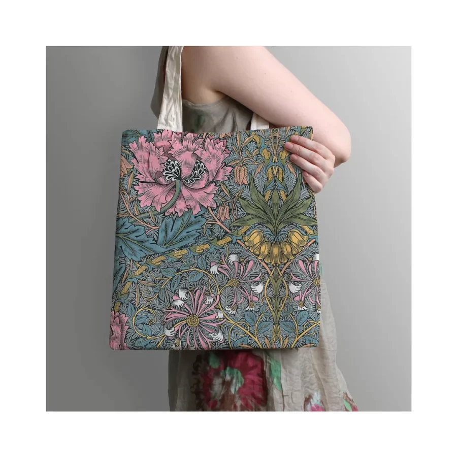 Bolsa de Lona Madreselva rosada de Morris - Imagen 2