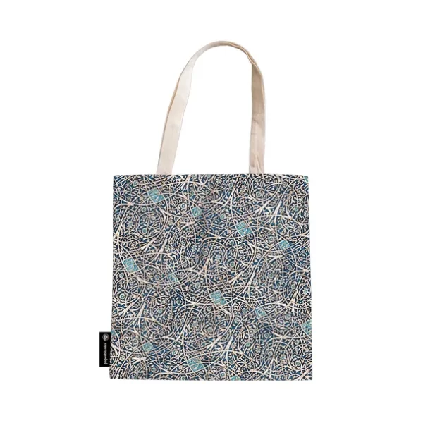 bolsa lona turquesa granada