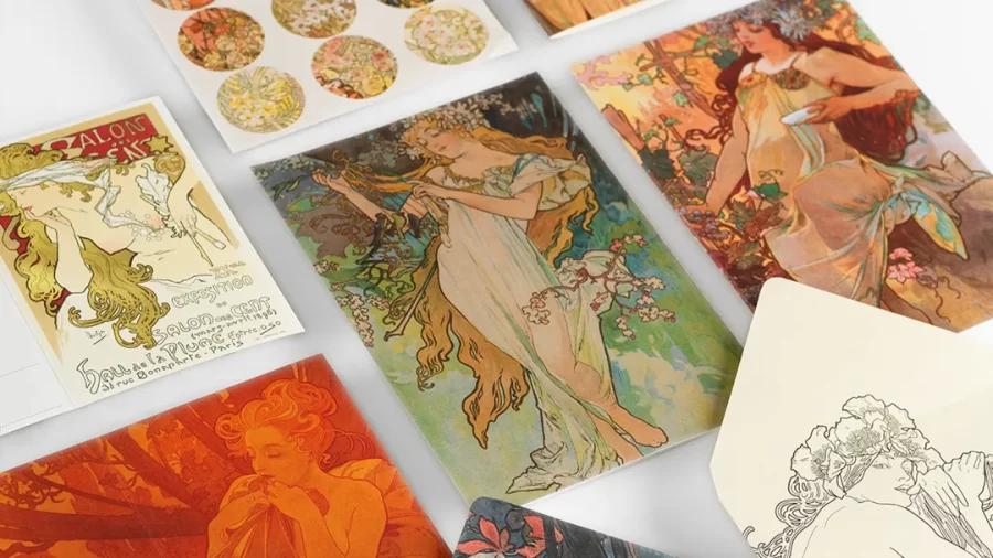 Conjunto de correspondencia Mucha - Imagen 5