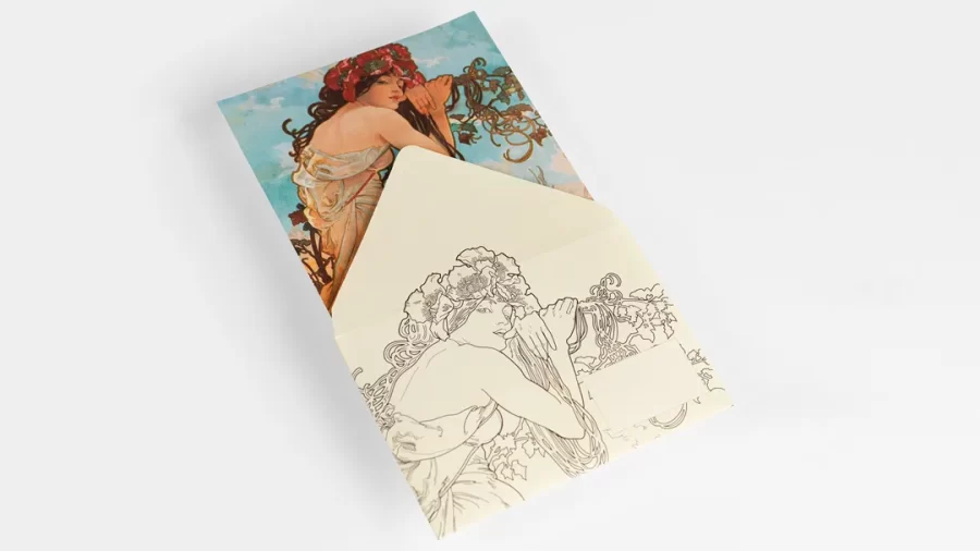 Conjunto de correspondencia Mucha - Imagen 2