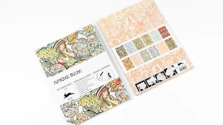 Papel de regalo Alfonso Mucha - Imagen 2