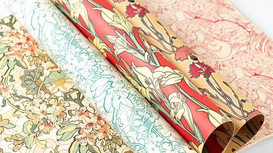 Papel de regalo Alfonso Mucha - Imagen 3