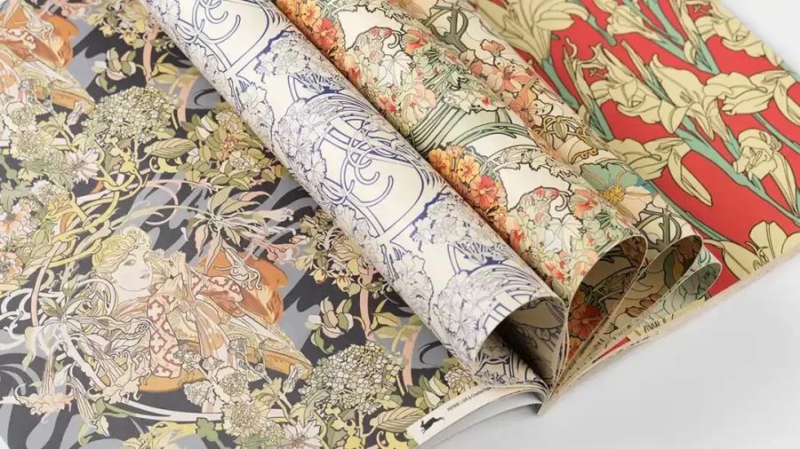Papel de regalo Alfonso Mucha - Imagen 4