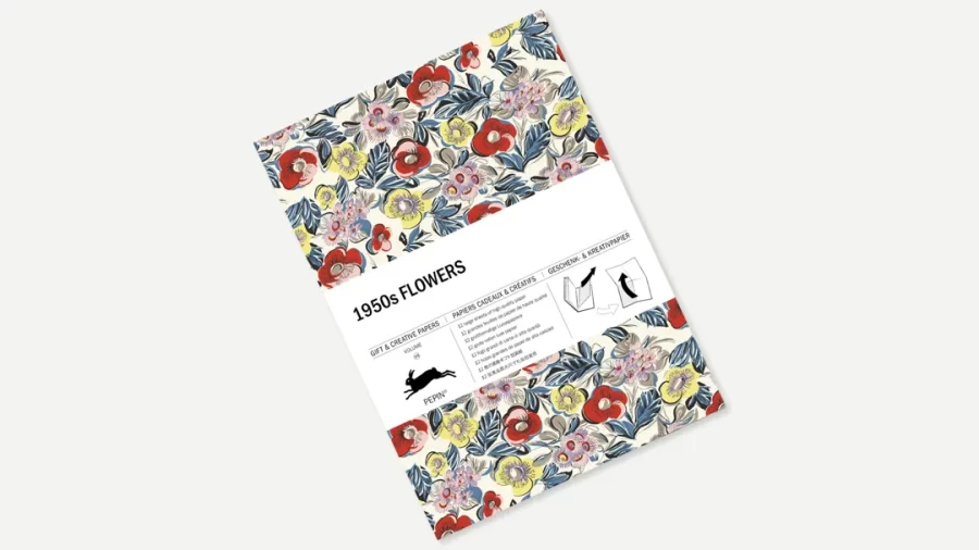 papel de regalo flores 50