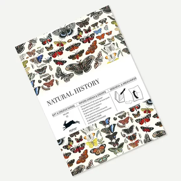 papel de regalo historia natural the pepin press