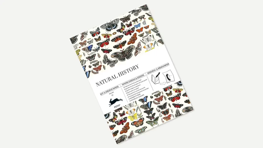 papel de regalo historia natural the pepin press
