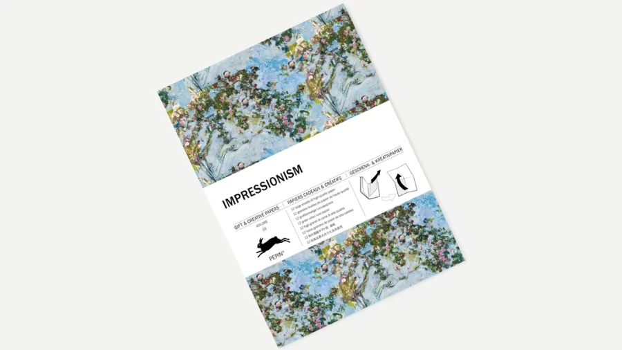 papel de regalo impressionismo the pepin press