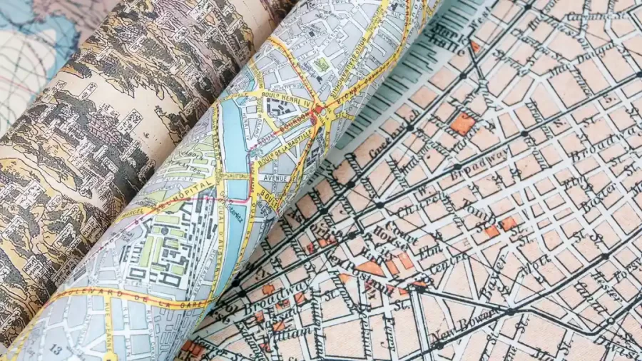 Papel de regalo Mapas - Imagen 2