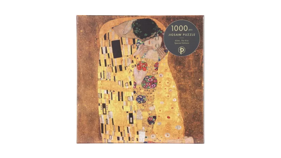 Puzzle Klimt, El beso - Imagen 3